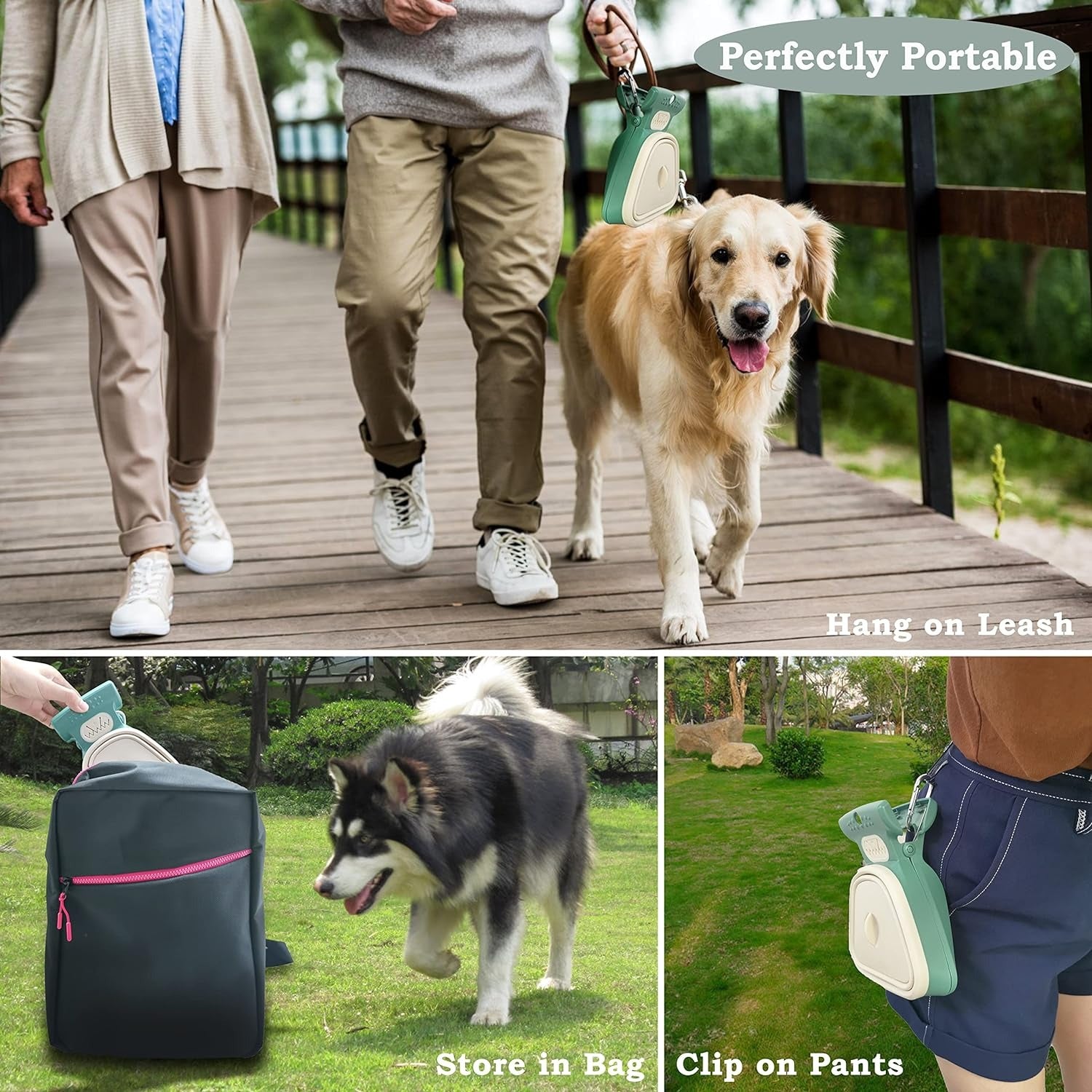 Portable Pooper Scooper with Waste Bag Holder