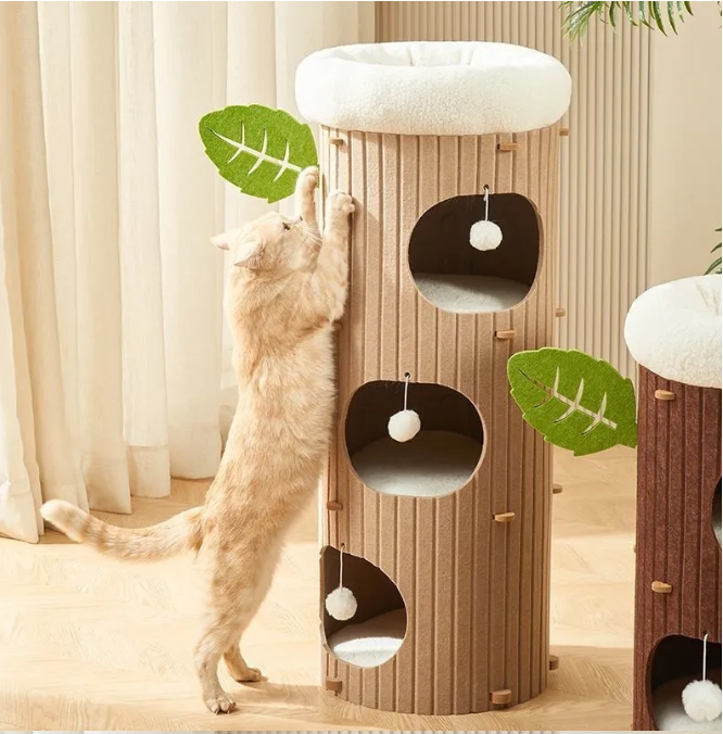 Felt Cat Scratch Nest