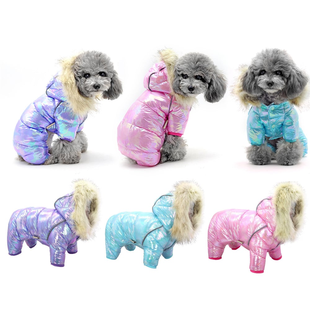 Colorful Dog Sweater with Button and Hat for Pets