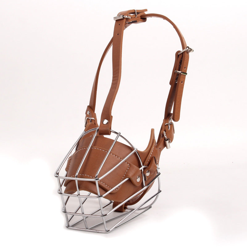 Adjustable Dog Muzzle with Soft Straps for Anti-Bite