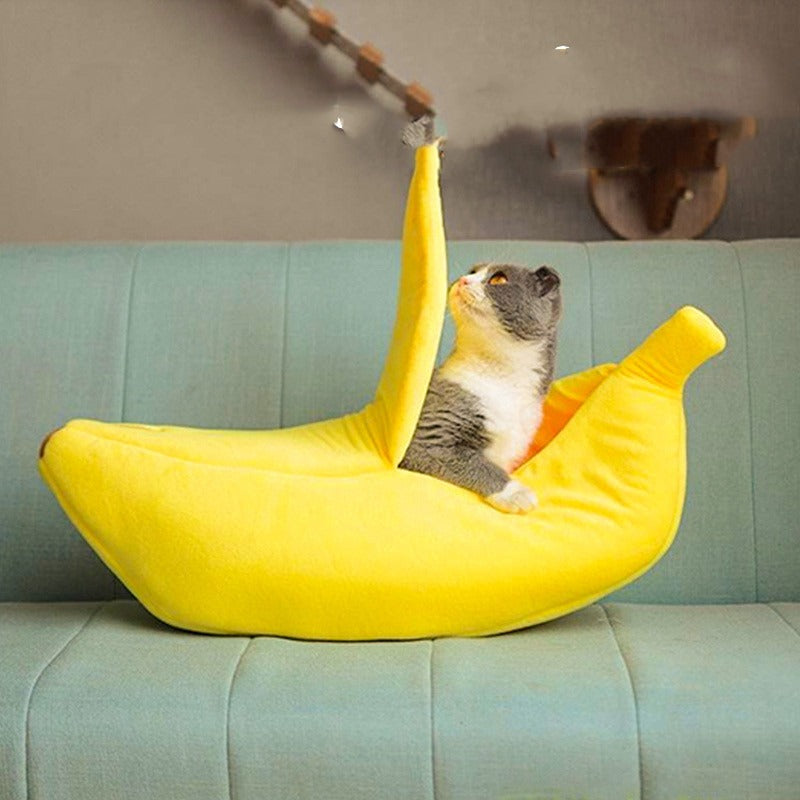 Banana Pet Bed Boat Shape