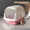 Fully Enclosed Cat Litter Box