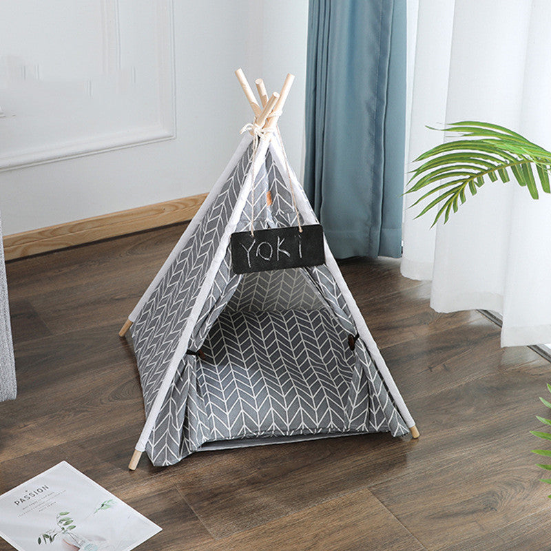 Removable Washable Canvas Dog Tent Kennel