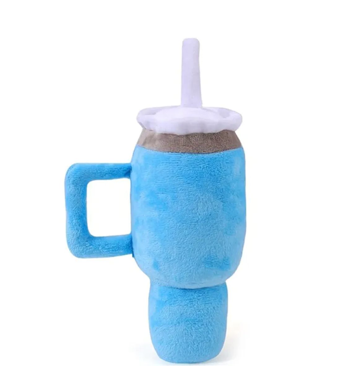 Plush Dog Toy with Handle Cup