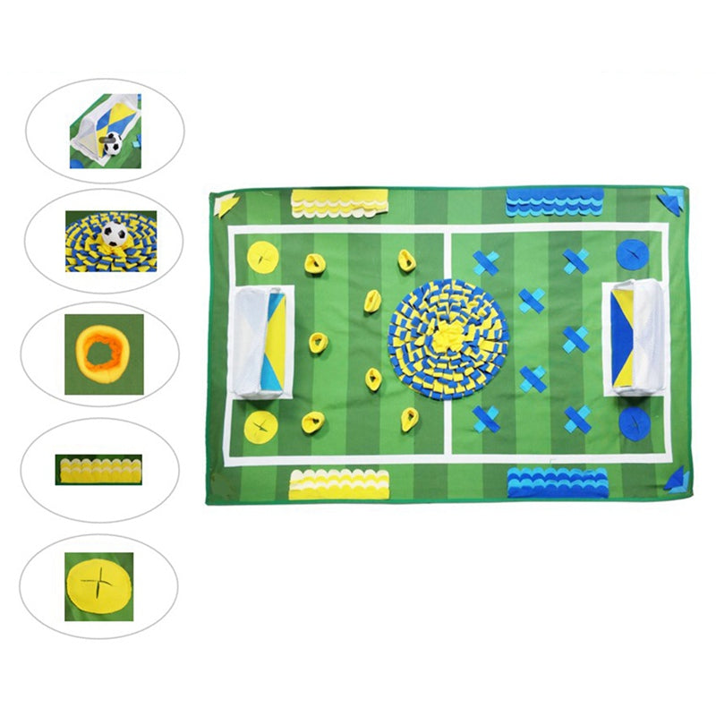Pet Snuffle Mat - Soccer Theme Scent Training Mat