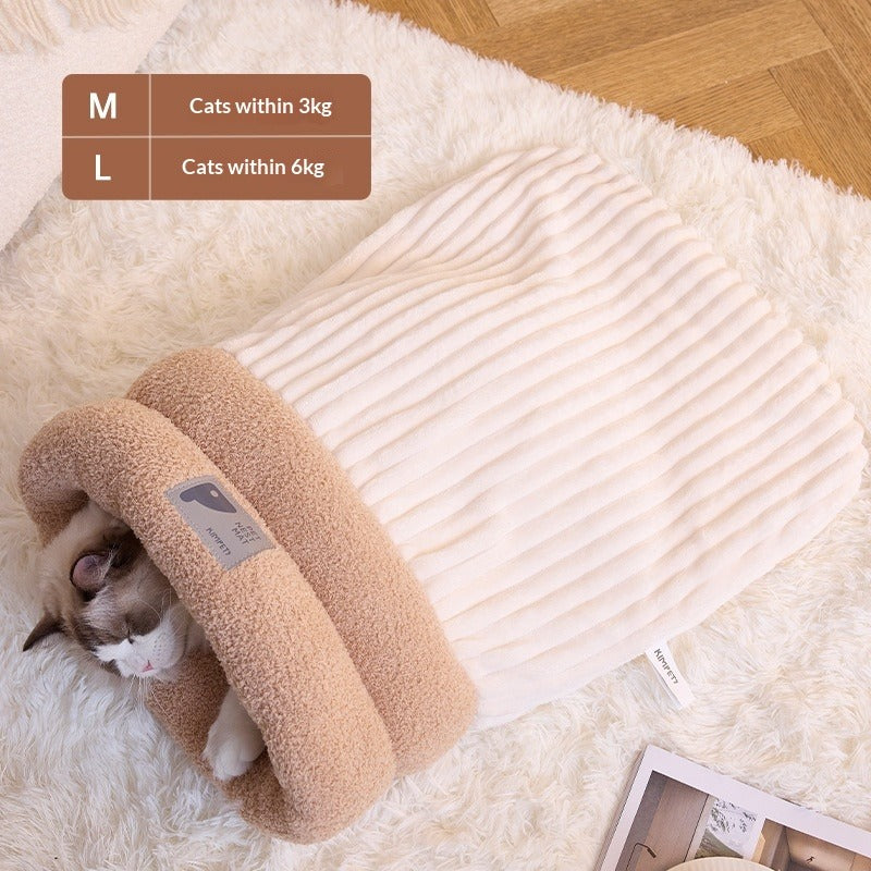 Warm Cat Sleeping Bag Bed