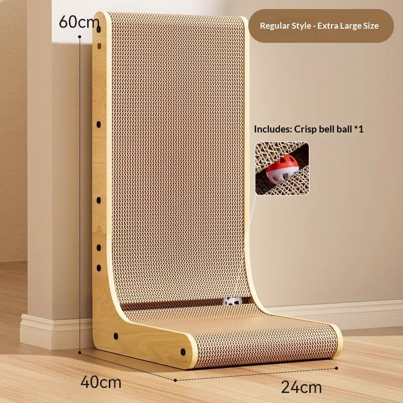 L-Shaped Vertical Cat Scratcher