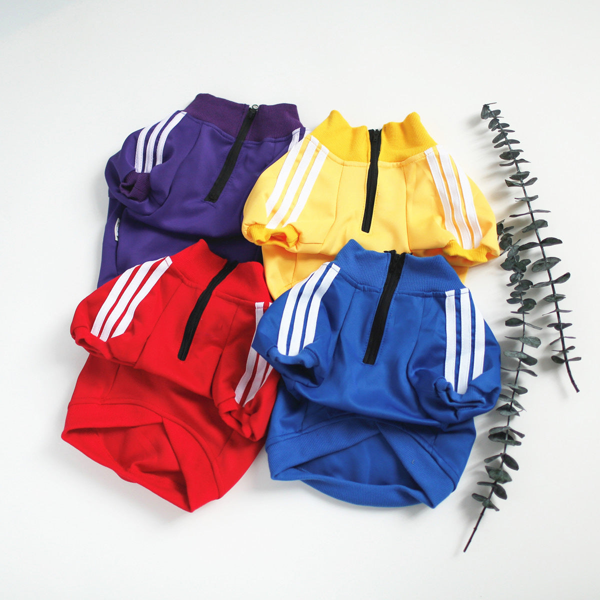 Dog Hoodie with Three Stripes for Pets