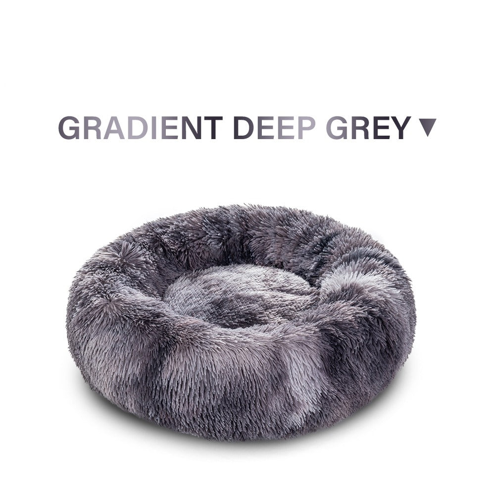 Washable Donut Pet Bed for Cats and Dogs