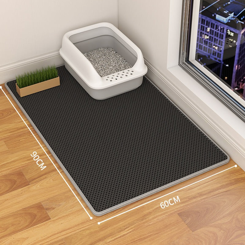 Double Layer Waterproof Cat Litter Mat
