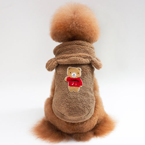 Bear Ear Hooded Coat for Pets