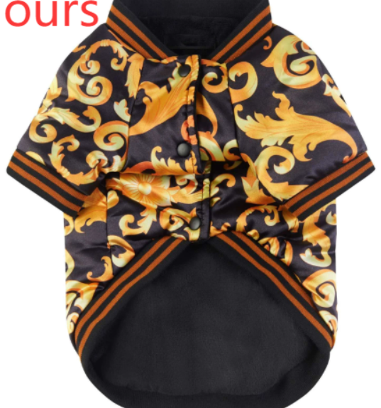Stylish Dog Jacket - Warm Cotton Pet Apparel