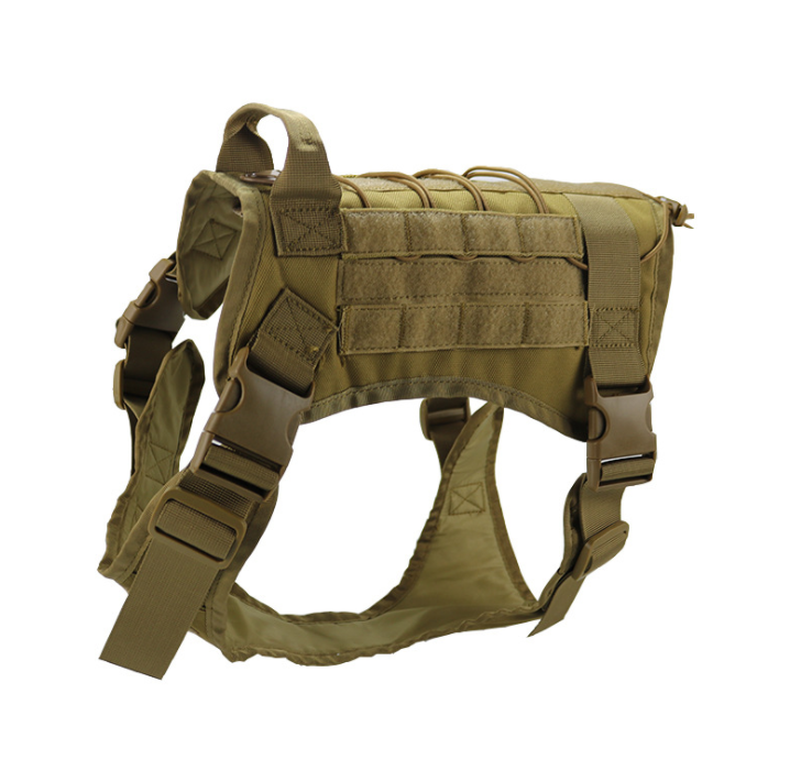 Tactical Dog Vest with Chest Harness and Camouflage