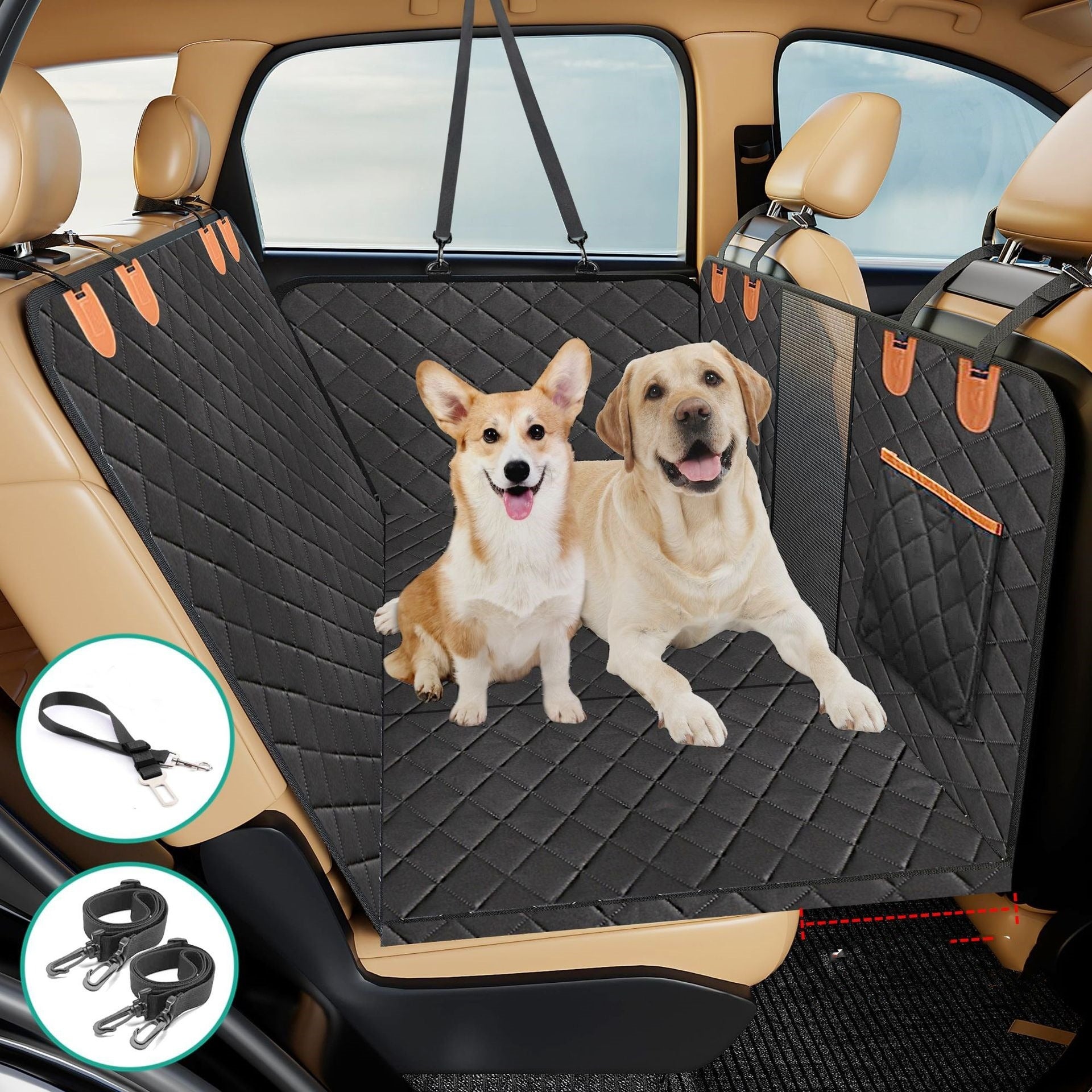 Dog Car Seat Cover Pad