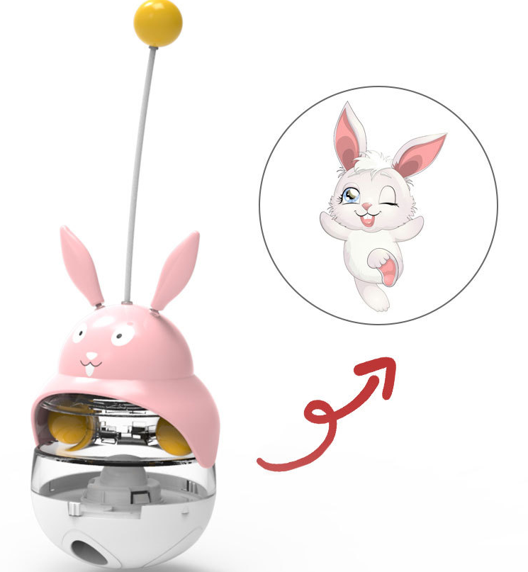 Leaky Ball Tumbler Educational Toy for Cats and Dogs