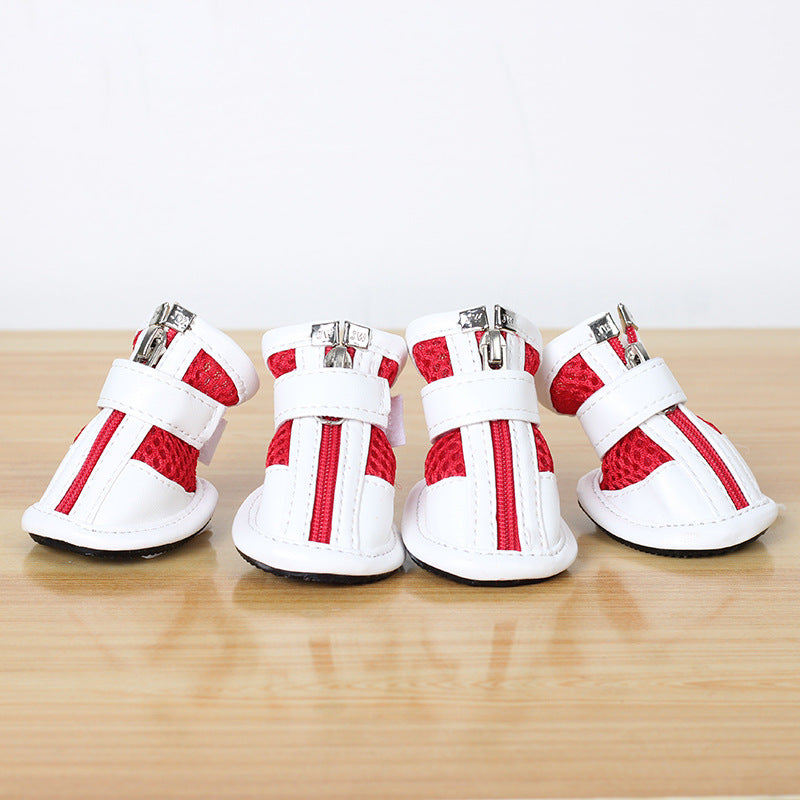 Small Pet Dog Sports Net Sneakers