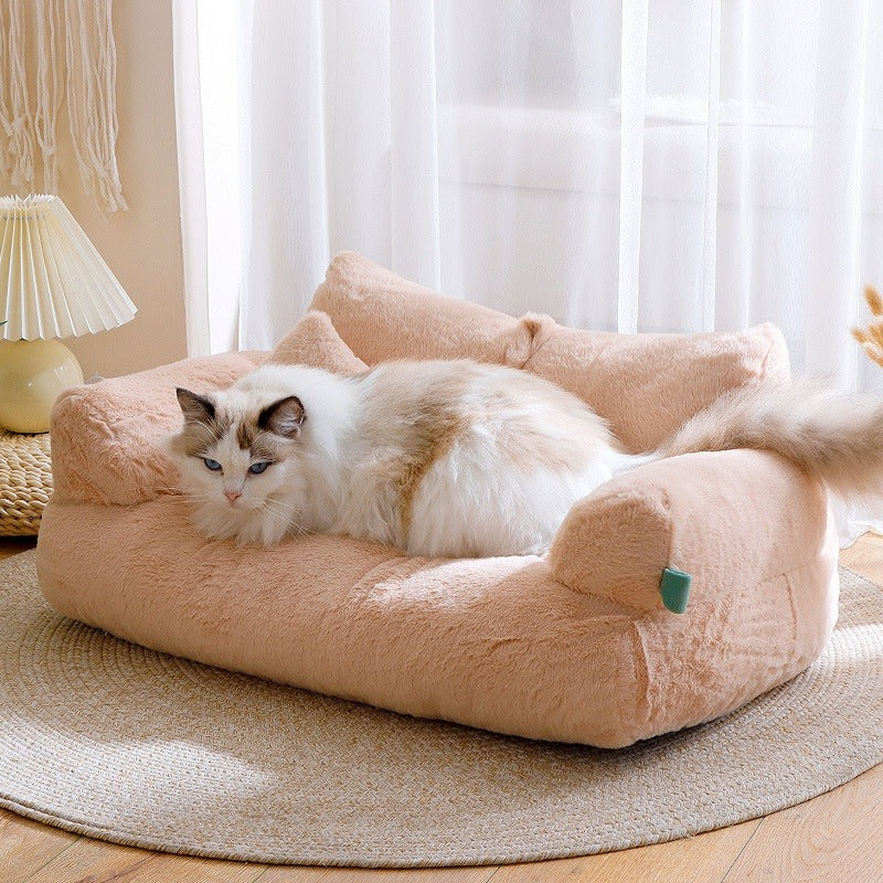 Flannel Warm Large Cat Sofa Pet Kennel