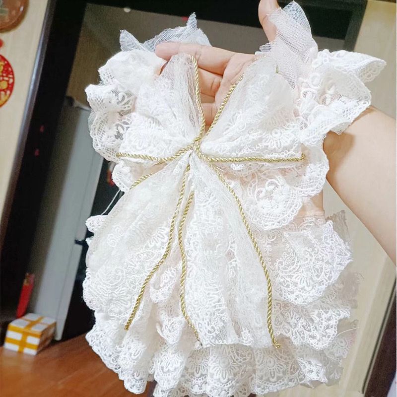 Thin Lace Princess Dress for Dogs - Wedding Style