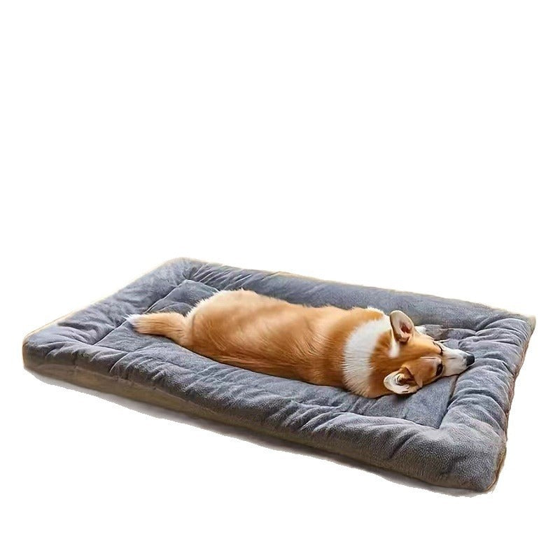Winter Fleece-Lined Thick Dog Bed Mat