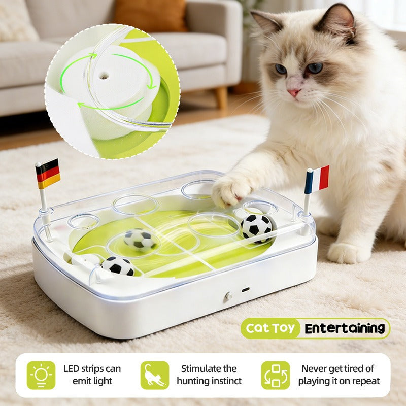 Cat Soccer Field Interactive Motion Cat Toy