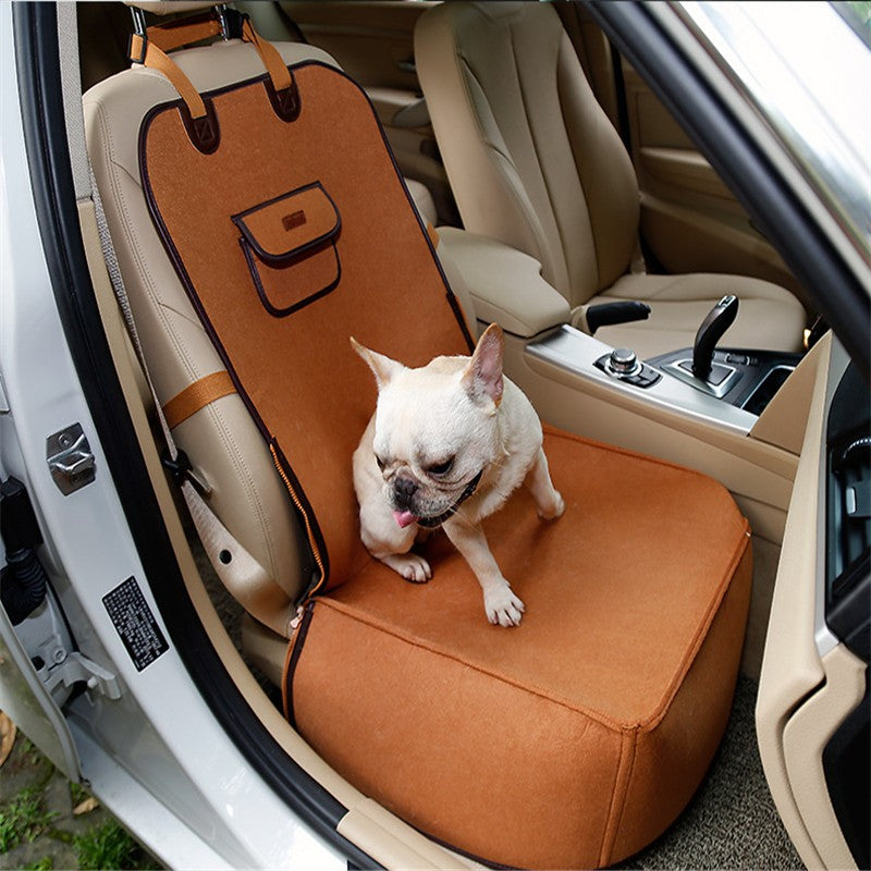 2-in-1 Car Mattress for Pets and Safety Seat Cover