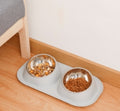 Elevated Stainless Steel Pet Bowl for Cats and Dogs (Single)