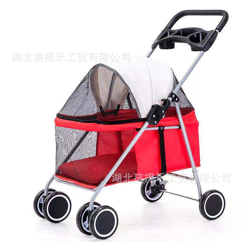Portable Foldable Pet Stroller for Cats and Dogs