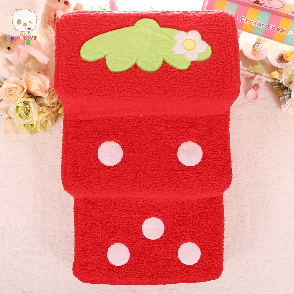 Pet Climbing Ladder with Bubble Velvet Dog Steps