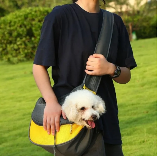Mesh Pet Sling Carrier Bag