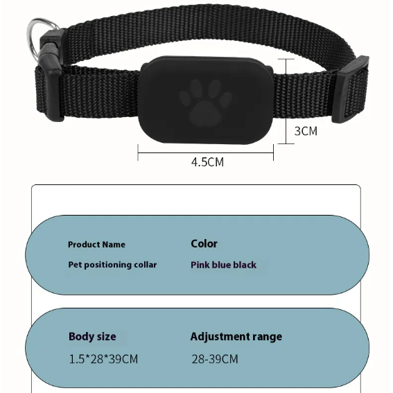 Smart Pet GPS Collar Tracker