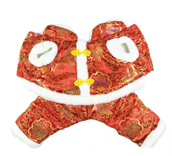 New Year's Tang Suit for Pets (Four-legged Outfit)