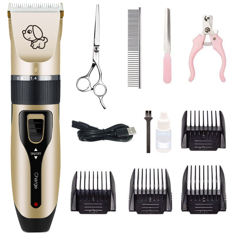 Electric Pet Grooming Kit for Dogs and Cats