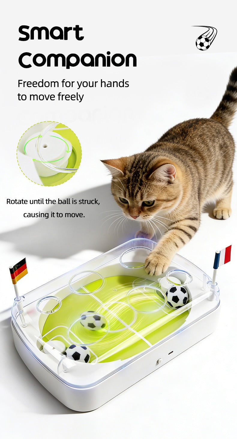 Cat Soccer Field Interactive Motion Cat Toy
