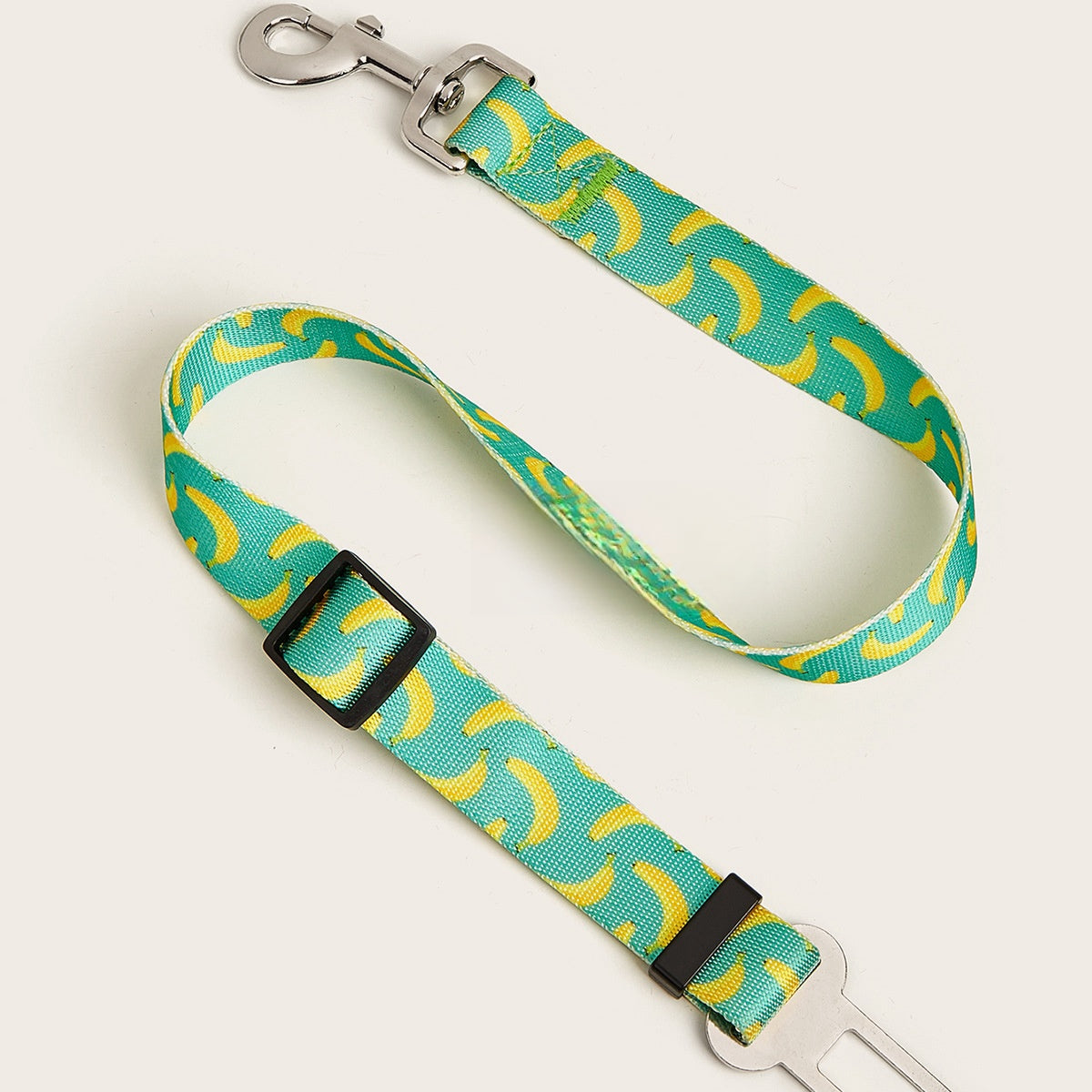 Nylon Dog Car Seat Belt with Hand Holding Rope