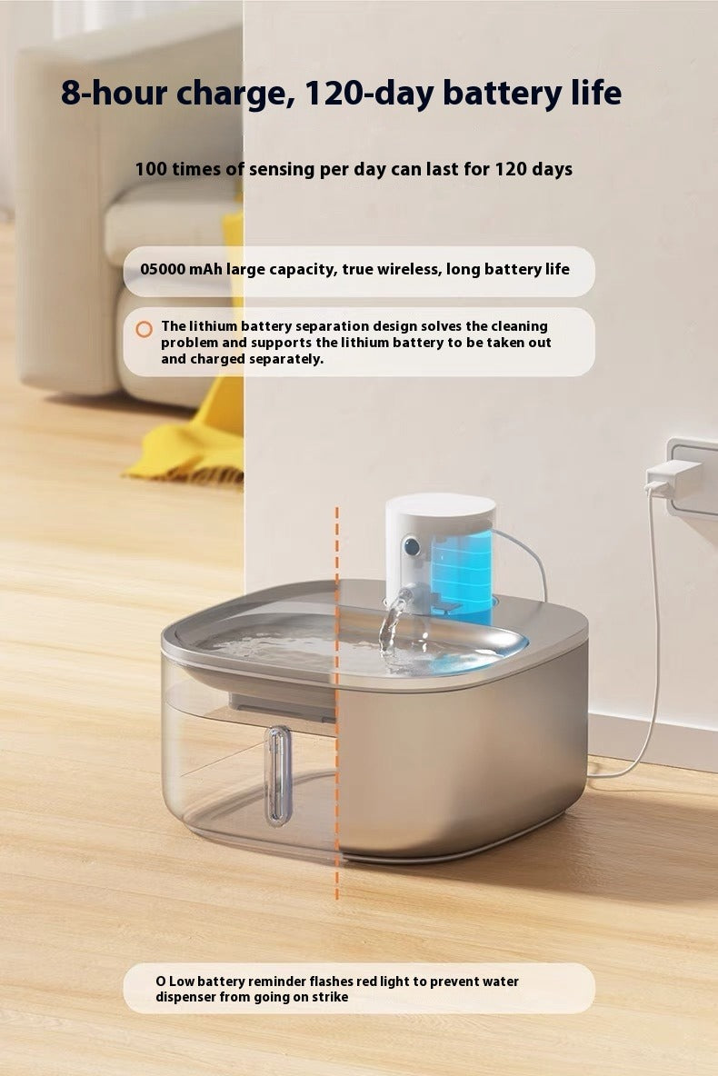 Stainless Steel Smart Pet Water Dispenser 3.2L