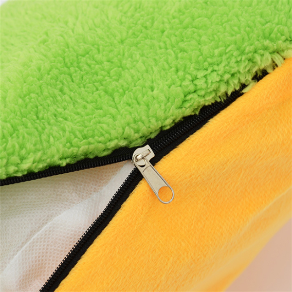 Hot Dog Shaped Pet Bed for Teddy and Golden Retrievers