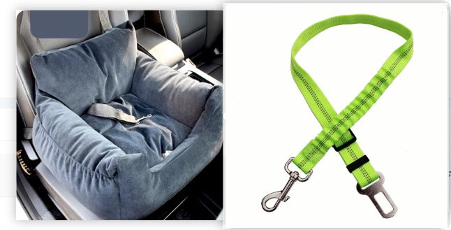 Pet Car Seat Bed for Dogs & Cats