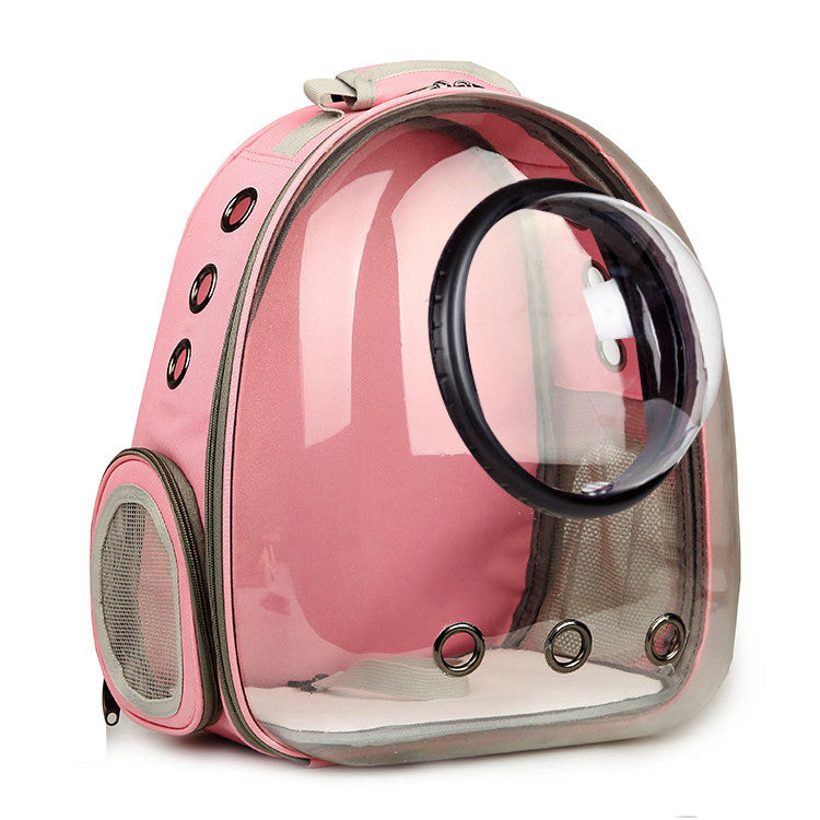 Transparent Pet Backpack for Cats and Dogs