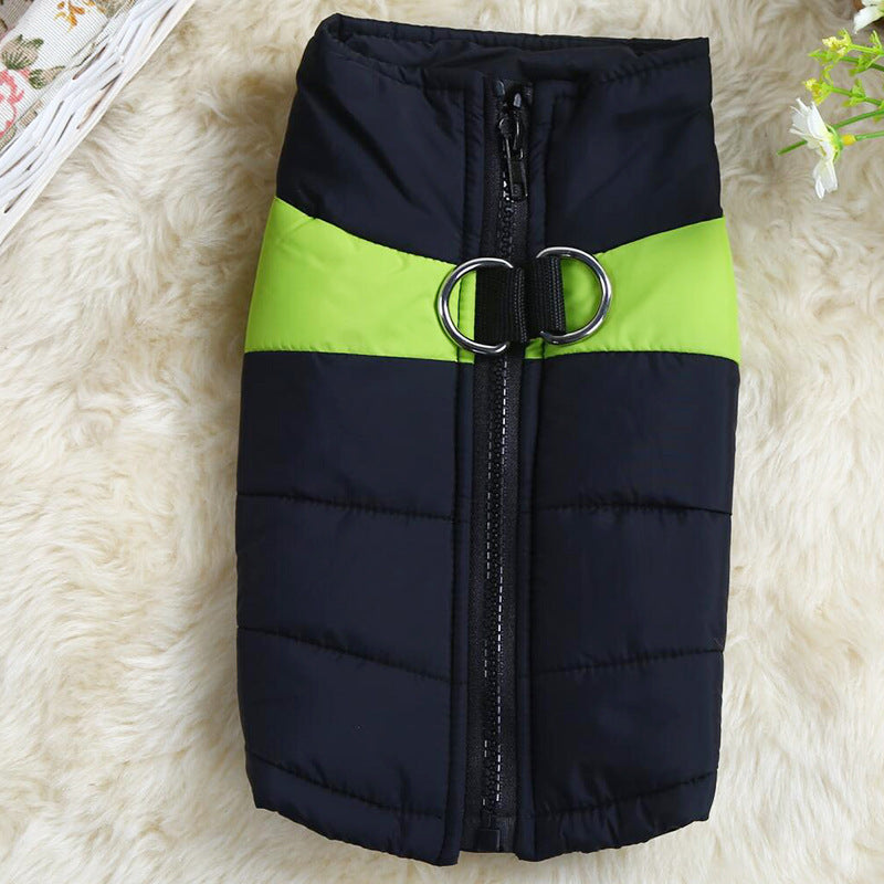 Pet Ski Suit for Dogs - Cotton Coat Vest for Winter
