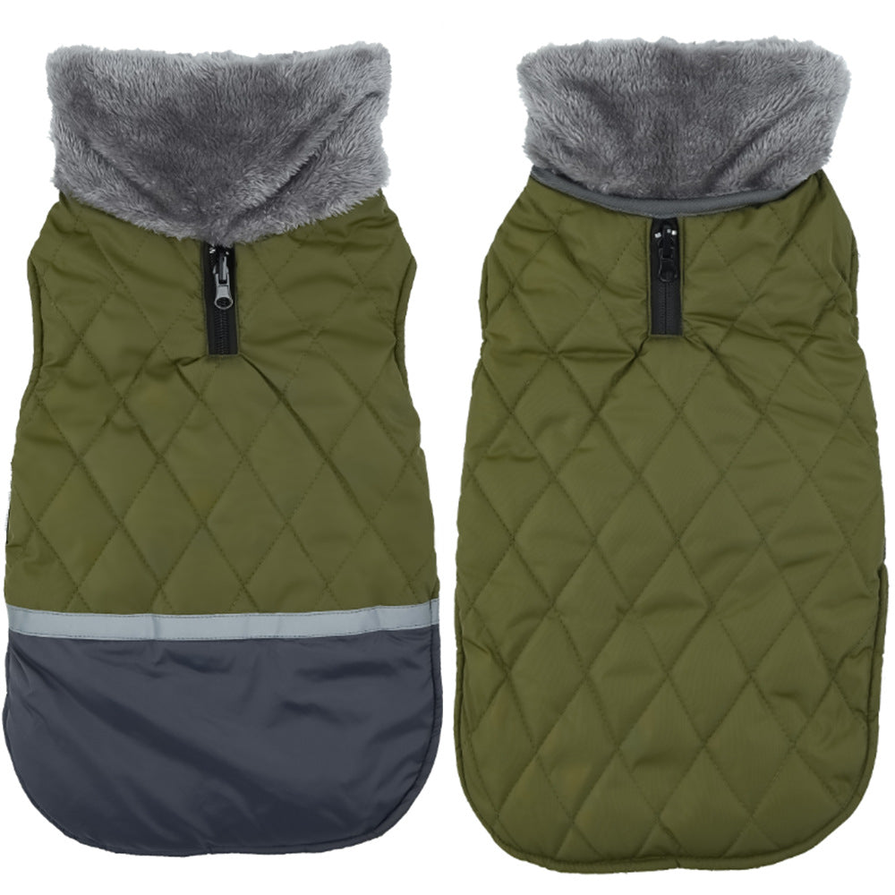 Double-sided Plush Lapel Pet Clothes