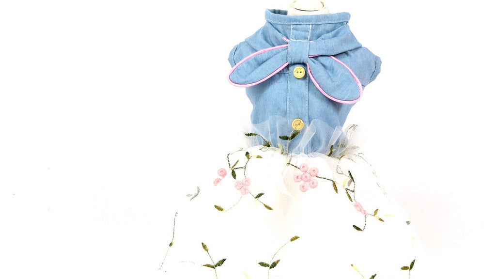 Original Factory Wholesale Puppy Net Yarn Dress