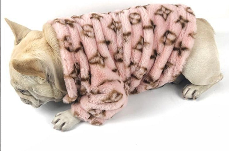Dog Leopard Print Coat for Spring & Autumn