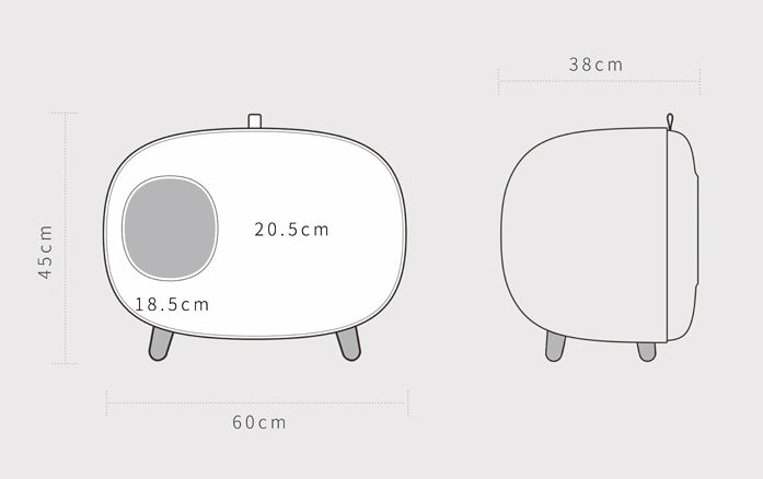 Drawer Large Cat Litter Box