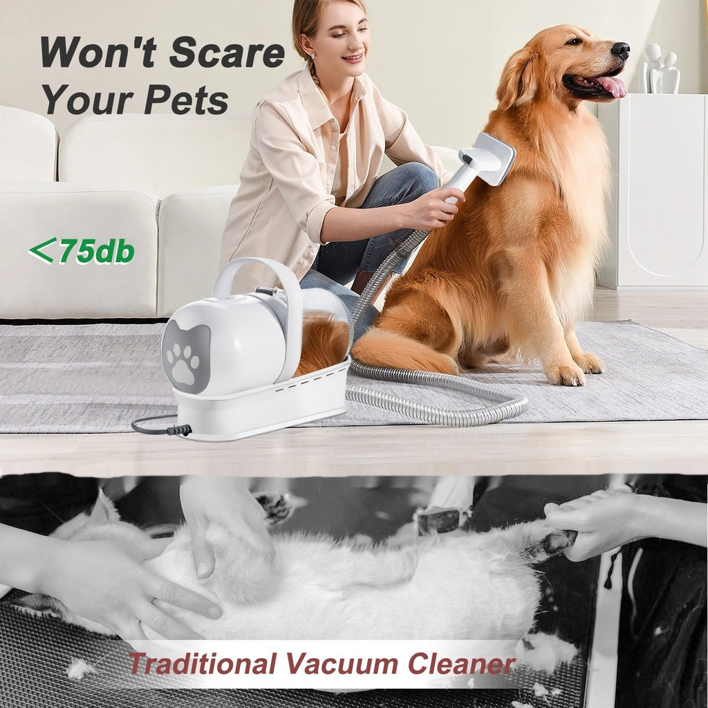 7-in-1 Vacuum Pet Grooming Device