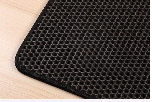 Pet Cat Litter Mat EVA Double Layer