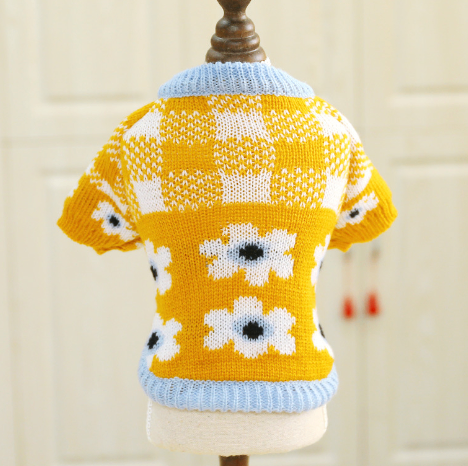 Autumn Winter Sweater for Pets: Dogs and Cats