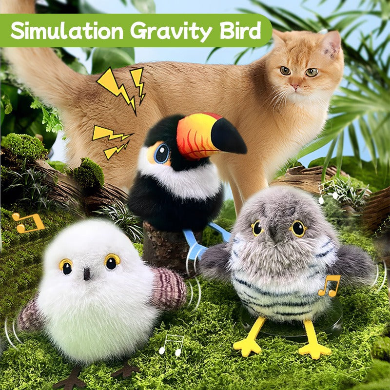 Electric Shaking Bird Cat Toy