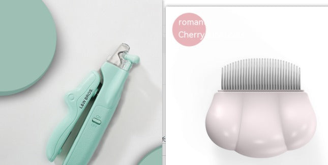 Pet Nail Clippers with LED Light