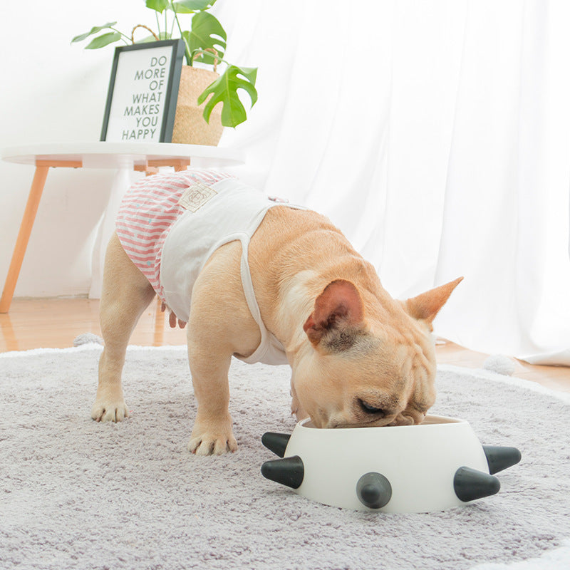 Durable Non-Slip Pet Bowl for Bulldogs and Frenchies