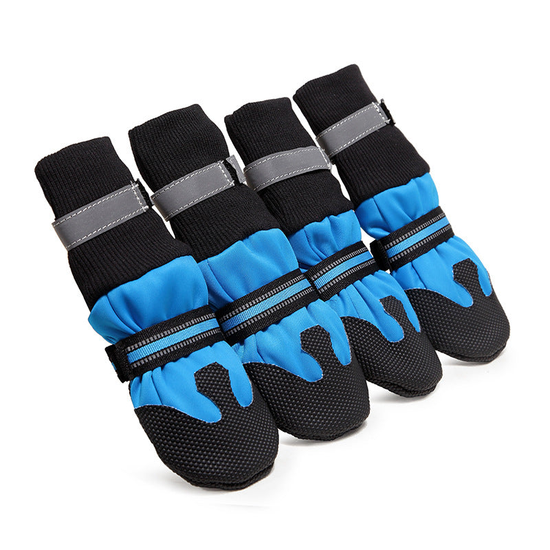 Large Dog Winter Walking Shoes with Non-Slip Sole